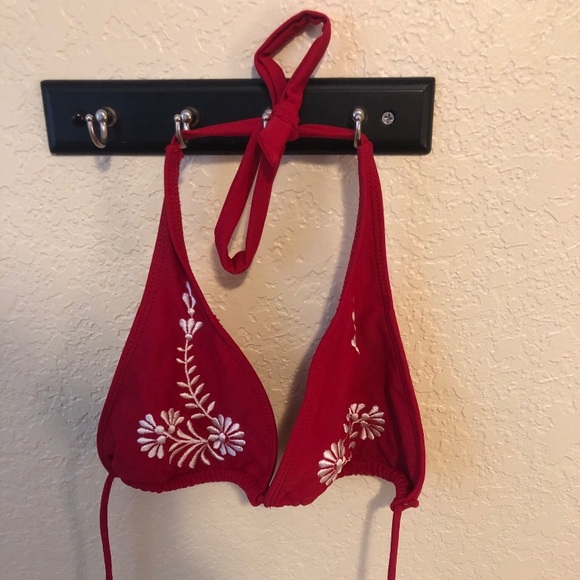 Red two piece swimsuit - Picture 1 of 2